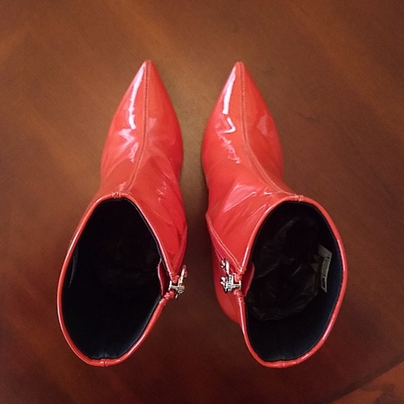 Puma Fenty Cat Wedge Patent Wedge Boots - Picture 6 of 8